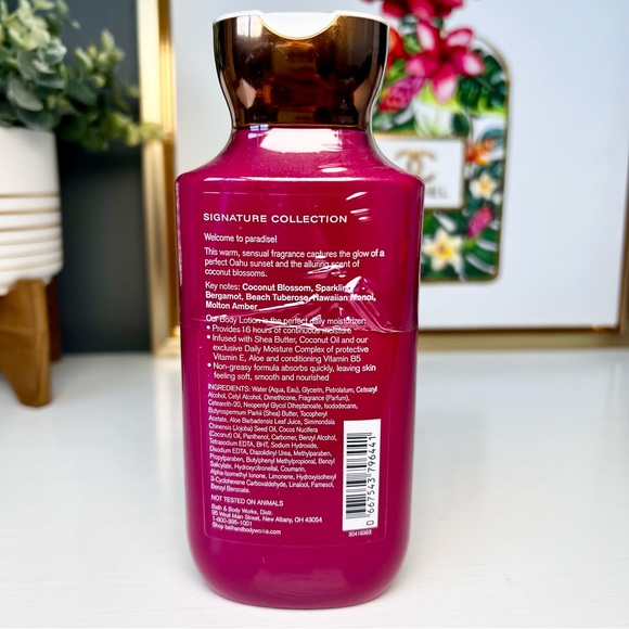 Bath & Body Works Oahu Coconut Sunset Body Lotion - Shea & Vitamin E - Picture 2 of 2